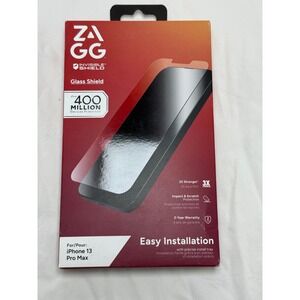 ZAGG Screen Protector iPhone 13 Pro Max Clear InvisibleShield Glass Shield NEW